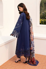 BAROQUE | ELEGANTLY ARTICLE | CHICKENKARI LAWN | FULLY HEAVY THREAD EMBROIDERED WORK WITH LAZER CUT DESIGN WORK UNSTITCHED 3-PIECE SUIT | EL-D07