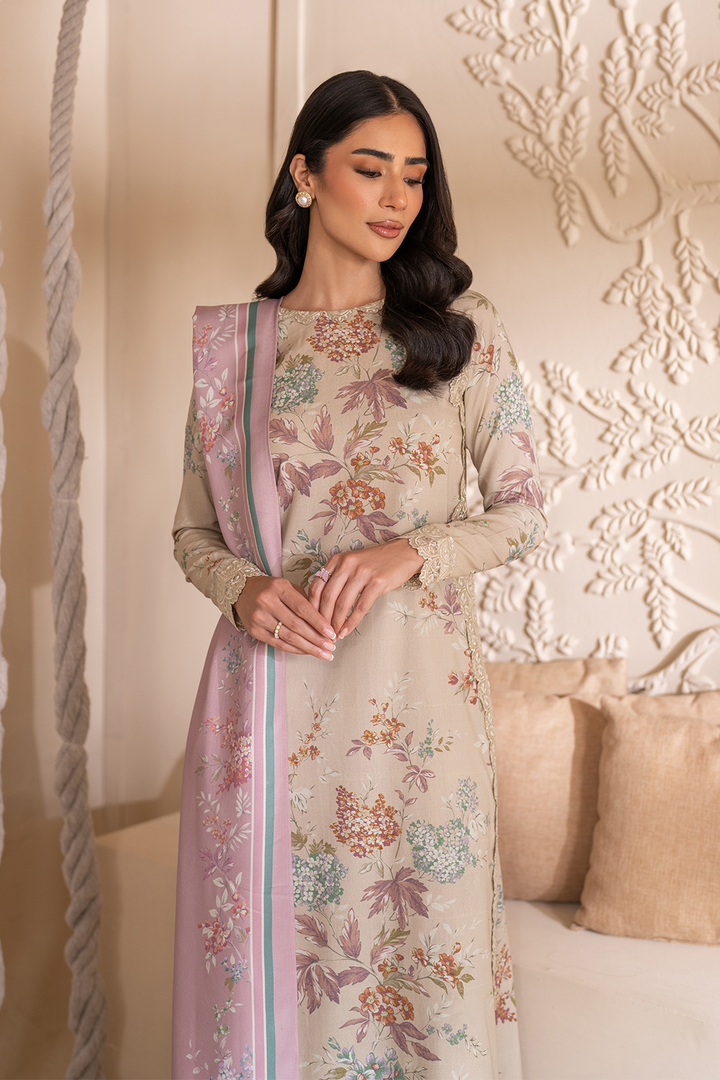 IZNIK |ELEGANTLY DIGITAL PRINTED LAWN WITH EMBROIDERED - UNSTITCHED 3-PIECE SUIT