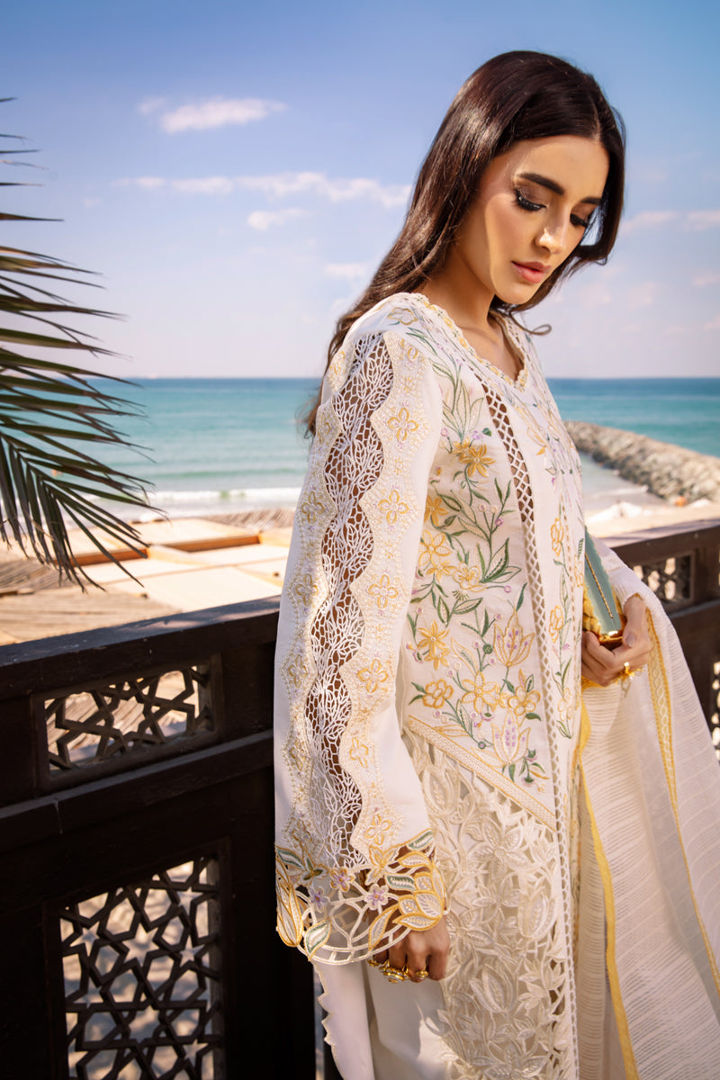 NOOREH BY RANG RASIYA LUXURY LAWN FULL HEAVY MULTI THREAD EMBROIDERED UNSTITCHED 3-PIECE SUIT