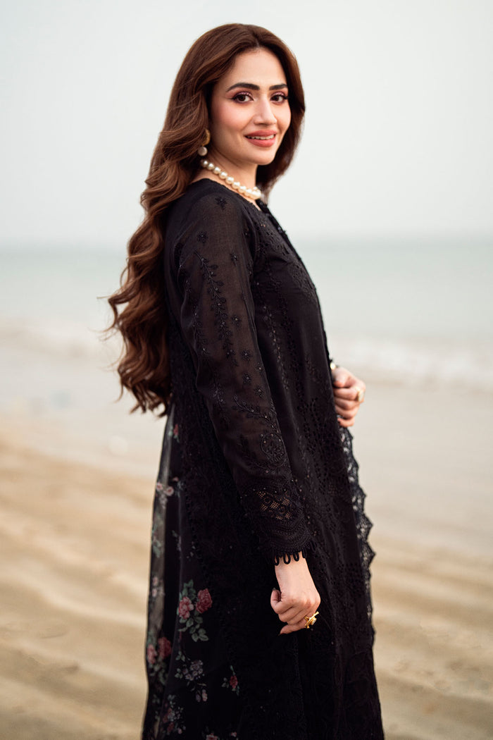 NUREH | ELEGANTLY FULLY HEAVY CHICKENKARI LAWN WITH THREAD EMBROIDERED SEQUENCE WORK & HEAVY LAZER CUT DESIGN | UNSTITCHED 3-PIECE SUIT | NE-151