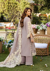 RAHA BY ELAF | LUXURY CHICKENKARI LAWN WITH FULLY HEAVY MULTI THREAD EMBROIDERED WORK | UNSTITCHED 3-PIECE SUIT ELM-1A