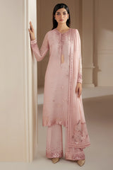JAZMIN | ELEGANTLY ARTICLE | LUXURY CHIFFON | FULLY HEAVY EMBROIDERED TWO COLOURS SEQUENCE WORK | UNSTITCHED 3-PIECE SUIT
