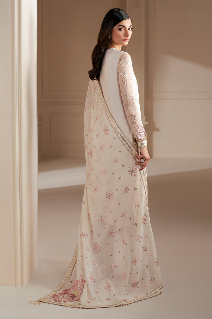 JAZMIN - ELEGANTLY ARTICLE | LUXURY CHIFFON | FULLY HEAVY EMBROIDERED SEQUENCE WORK | UNSTITCHED 3-PIECE SUIT | UC-3069