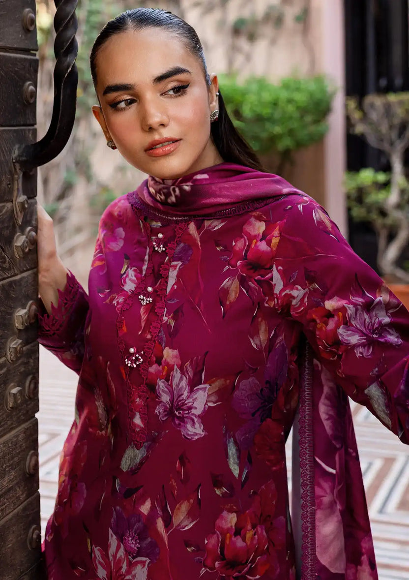 SELIN BY FARASHA | MULTI DIGITAL PRINTED PURE LAWN | UNSTITCHED 3-PIECE SUIT