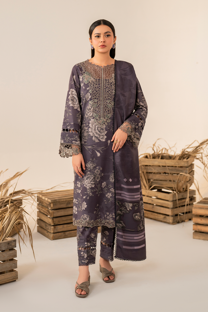 IZNIK - LUXURY DIGITAL PRINTED LAWN WITH EMBROIDERED - UNSTITCHED 3-PIECE SUIT - UE-349