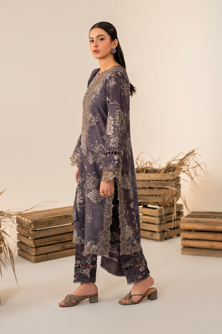 IZNIK - LUXURY DIGITAL PRINTED LAWN WITH EMBROIDERED - UNSTITCHED 3-PIECE SUIT - UE-349