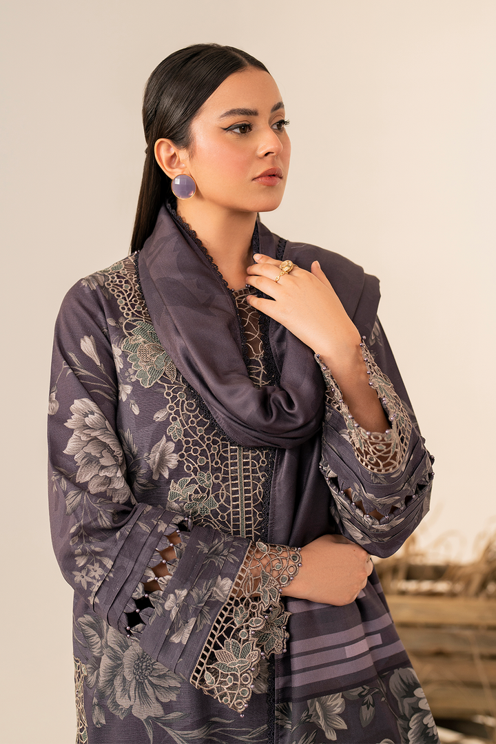 IZNIK - LUXURY DIGITAL PRINTED LAWN WITH EMBROIDERED - UNSTITCHED 3-PIECE SUIT - UE-349