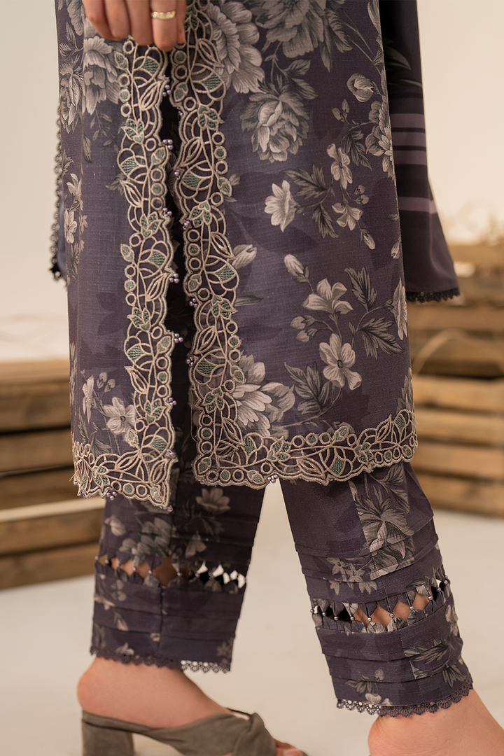 IZNIK - LUXURY DIGITAL PRINTED LAWN WITH EMBROIDERED - UNSTITCHED 3-PIECE SUIT - UE-349