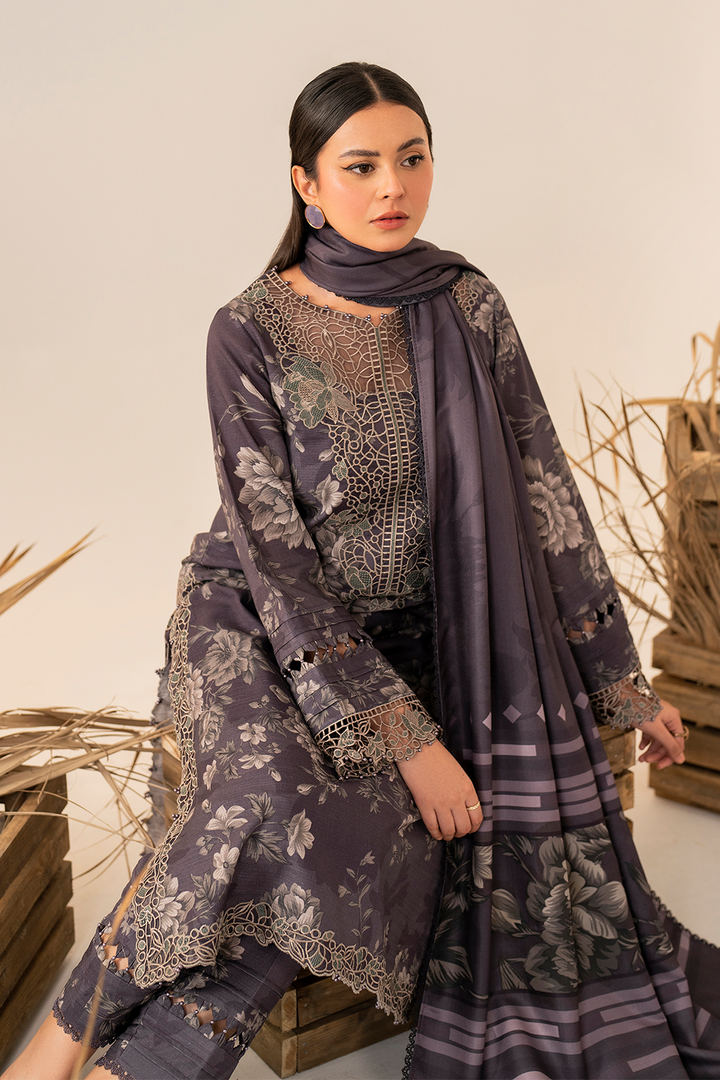 IZNIK - LUXURY DIGITAL PRINTED LAWN WITH EMBROIDERED - UNSTITCHED 3-PIECE SUIT - UE-349