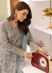 DASTAAN BY IZNIK PREMIUM EMBROIDERED WITH DIGITAL PRINTED LAWN UNSTITCHED 3-PIECE SUIT