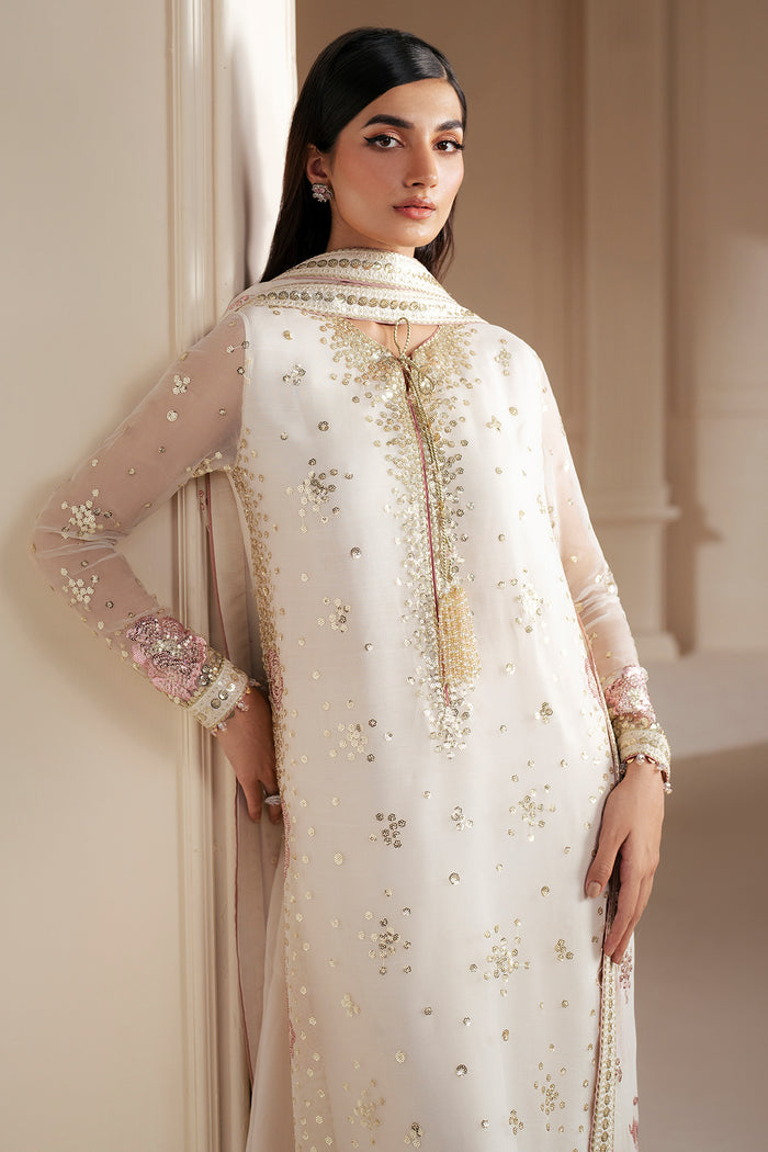 JAZMIN - ELEGANTLY ARTICLE | LUXURY CHIFFON | FULLY HEAVY EMBROIDERED SEQUENCE WORK | UNSTITCHED 3-PIECE SUIT | UC-3069