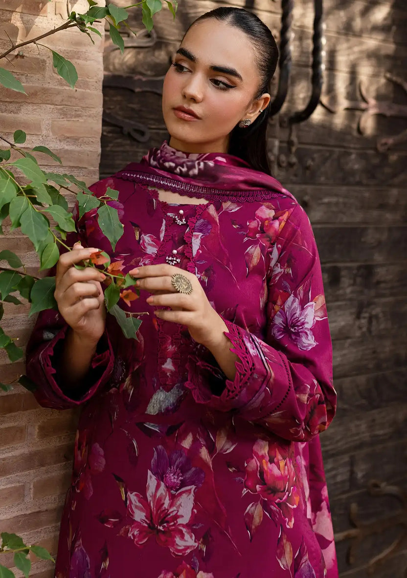 SELIN BY FARASHA | MULTI DIGITAL PRINTED PURE LAWN | UNSTITCHED 3-PIECE SUIT