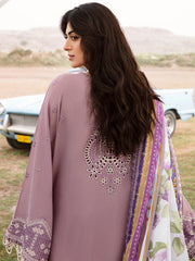 BIN ILYAS | LUXURY CHICKENKARI WORK WITH HEAVY EMBROIDERED | UNSTITCHED 3-PIECE SUIT | 713 - A