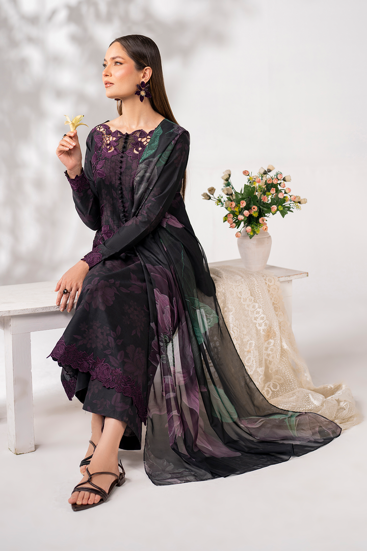 IZNIK | MULTI DIGITAL PRINTED WITH HEAVY EMBROIDERED LAWN | UNSTITCHED 3-PIECE SUIT | UE-270