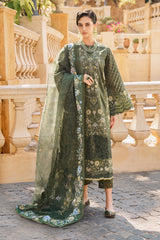 BAROQUE | LUXURY LAWN | FULL HEAVY EMBROIDERED WITH SCHIFFLI WORK | UNSTITCHED 3-PIECE SUIT | SL12-D10