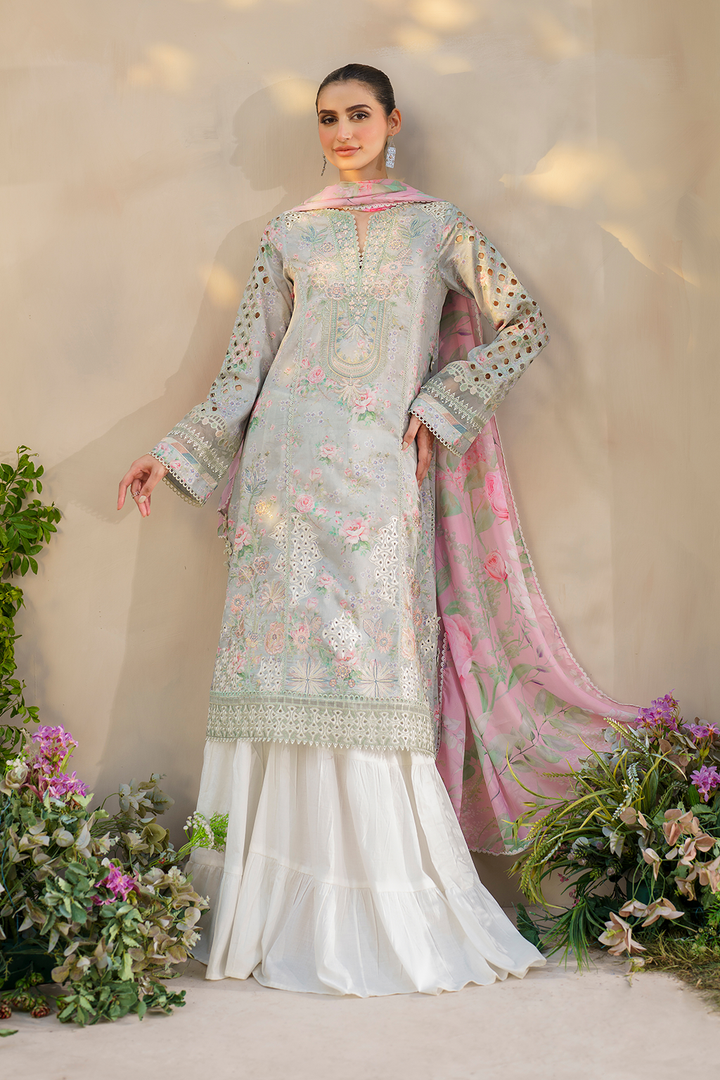 IZNIK | FESTIVE PRINTED WITH HEAVY EMBROIDERED LAWN | UNSTITCHED 3-PIECE SUIT -SFL-07