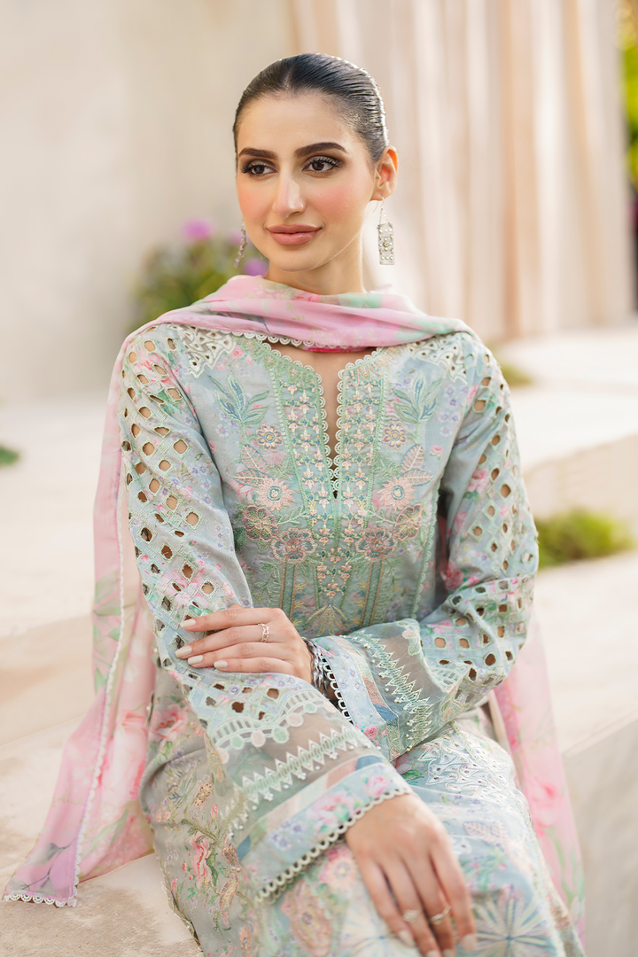 IZNIK | FESTIVE PRINTED WITH HEAVY EMBROIDERED LAWN | UNSTITCHED 3-PIECE SUIT -SFL-07