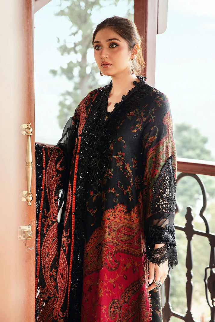 MARIA B - MULTI FORMAL COLLECTION | 3 PIECE UNSTITCHED EMBROIDERED KHADDAR SUIT