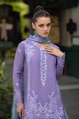 MUSHQ ORIENT EXPRESS  PREMIUM EMROIDERED LAWN UNSTITCHED 3-PIECE SUIT |  MSF-05 ADELINE