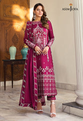 MAAHRU & NOORIE BY ASIM JOFA | FULL HEAVY EMBROIDERED LAWN | UNSTITCHED 3-PIECE SUIT | AJSM-18