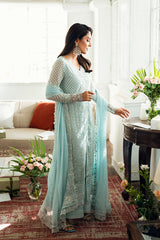 GLOW BY AZURE | LUXURY CHIFFON | FULLY HEAVY EMBROIDERED SEQUENCE WORK | UNSTITCHED 3-PIECE SUIT