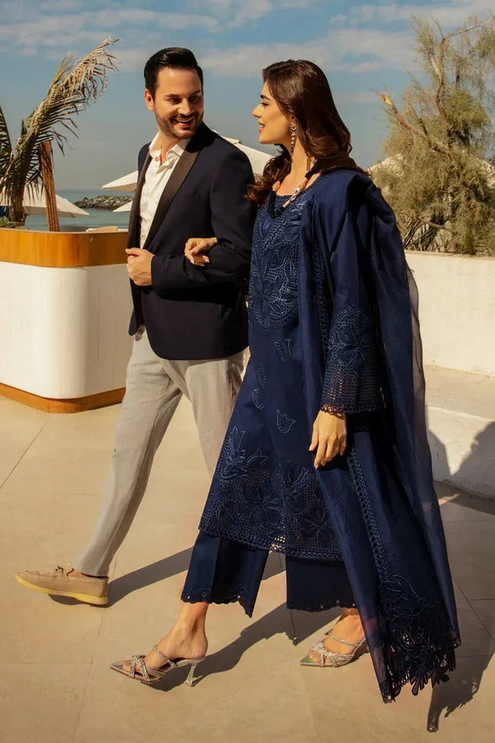 ZARA BY RANG RASIYA | PREMIUM EMBROIDERED LAWN WITH SCHIFFLI WORK | UNSTITCHED 3-PIECE SUIT