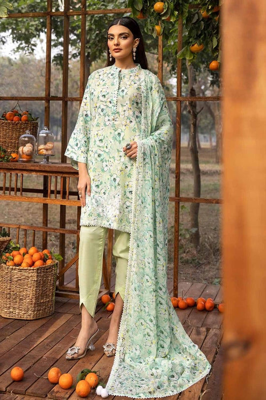 GUL AHMED | DIGITAL PRINTED WITH PREMIUM EMBROIDERED LAWN | UNSTITCHED 3-PIECE SUIT | BCT-42005