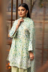 GUL AHMED | DIGITAL PRINTED WITH PREMIUM EMBROIDERED LAWN | UNSTITCHED 3-PIECE SUIT | BCT-42005