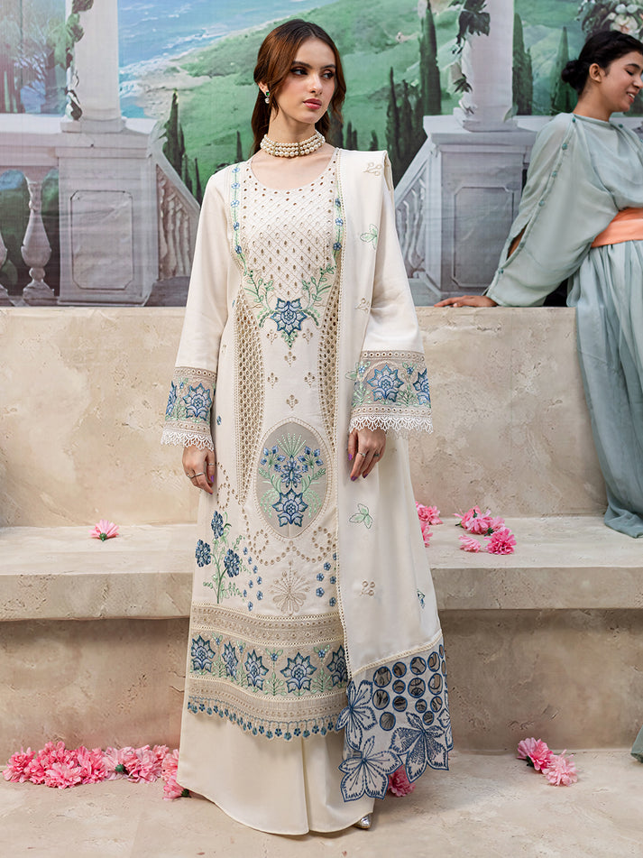 VERONICA BY MAHNUR | LUXURY LAWN | BEAUTIFUL MULTI THREAD EMBROIDERY WORK | UNSTITCHED 3-PIECE SUIT | CECILIA