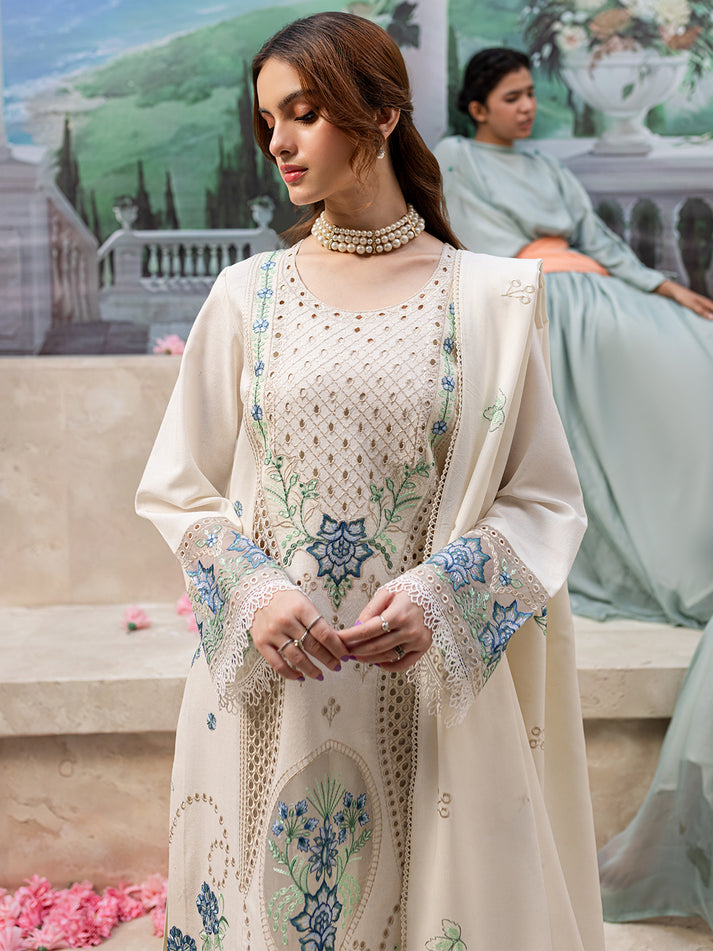 VERONICA BY MAHNUR | LUXURY LAWN | BEAUTIFUL MULTI THREAD EMBROIDERY WORK | UNSTITCHED 3-PIECE SUIT | CECILIA