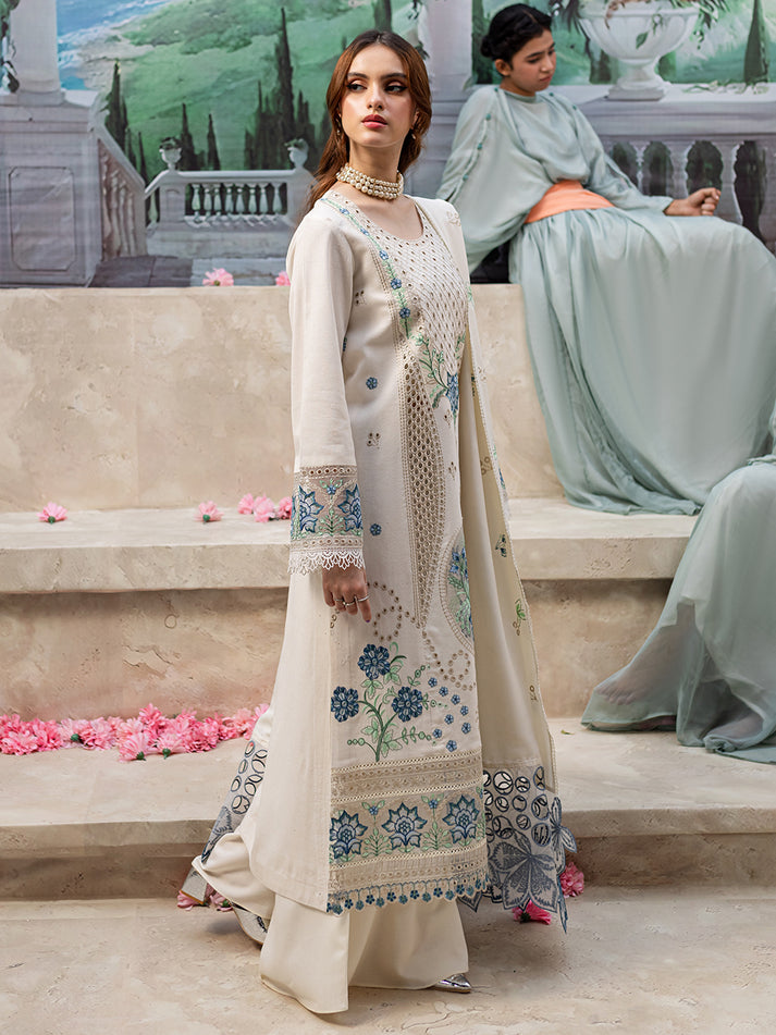 VERONICA BY MAHNUR | LUXURY LAWN | BEAUTIFUL MULTI THREAD EMBROIDERY WORK | UNSTITCHED 3-PIECE SUIT | CECILIA