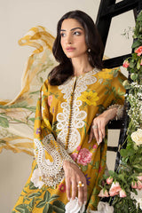 MARIA.B | FLOWERS MULTI DIGITAL PRINTED WITH HEAVY EMBROIDERED BREEZE LAWN | UNSTITCHED 3-PIECE SUIT | MPS-2604-B