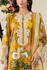 MARIA.B | FLOWERS MULTI DIGITAL PRINTED WITH HEAVY EMBROIDERED BREEZE LAWN | UNSTITCHED 3-PIECE SUIT | MPS-2604-B