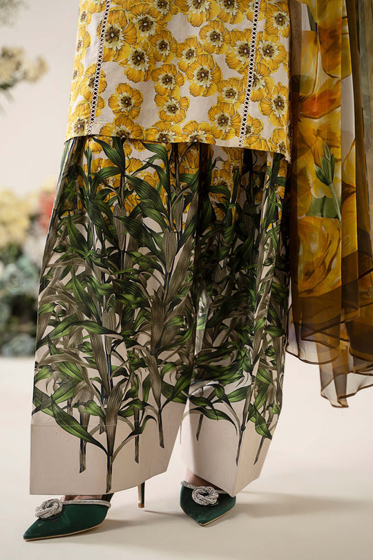 MARIA.B | MPRINTS WITH HEAVY EMBROIDERED LAWN | UNSTITCHED 3-PIECE SUIT | MPT-2606-A