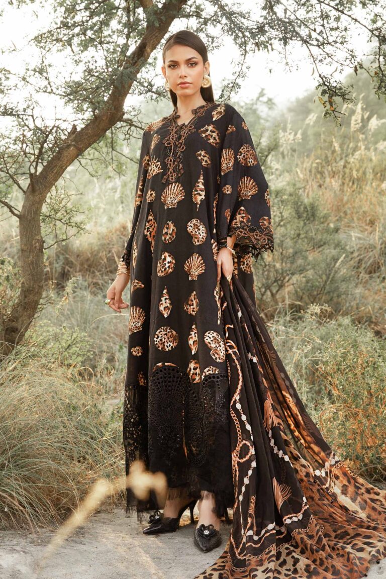 MARIA B - BLACK - DIGITAL PRINTED LUXURY LAWN COLLECTION 25'