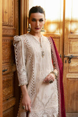 MARIA.B | ELEGANTLY FULL HEAVY EMBROIDERED SCHIFFLI WORK WITH SEQ WORK LAWN | UNSTITCHED 3-PIECE SUIT | D-2511-B