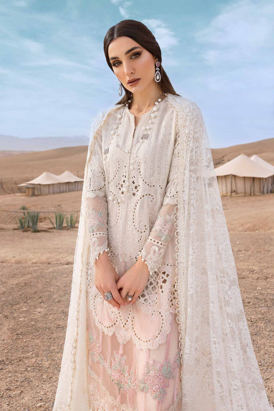TWO TONE SHADE BY MARIA B | LUXURY LAWN |  HEAVY SCHIFFLI WORK WITH FULLY HEAVY MULTI THREAD EMBROIDERED SEQUENCE WORK | UNSTITCHED 3-PIECE SUIT | D-2515-A