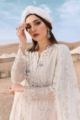 TWO TONE SHADE BY MARIA B | LUXURY LAWN |  HEAVY SCHIFFLI WORK WITH FULLY HEAVY MULTI THREAD EMBROIDERED SEQUENCE WORK | UNSTITCHED 3-PIECE SUIT | D-2515-A