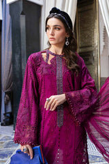 MARIA.B | ELEGANTLY HEAVY SCHIFFLI EMBROIDERED LAWN WITH LAZER CUT WORK | UNSTITCHED 3-PIECE SUIT | D-2502-B