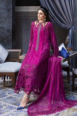 MARIA.B | ELEGANTLY HEAVY SCHIFFLI EMBROIDERED LAWN WITH LAZER CUT WORK | UNSTITCHED 3-PIECE SUIT | D-2502-B