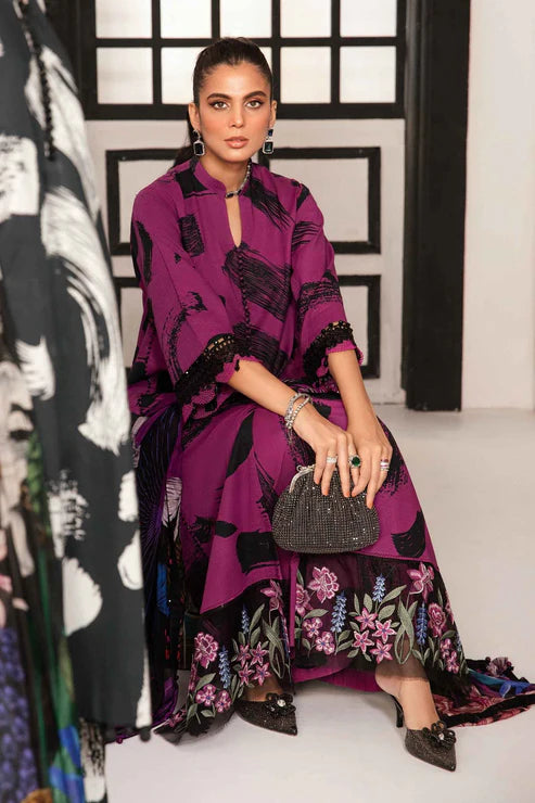 Maria B Magenta Digital Printed Lawn Collection Replica