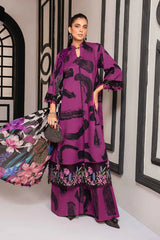 Maria B Magenta Digital Printed Lawn Collection Replica