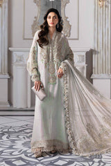 MARIA B | ELEGANTLY ARTICLE | EXCLUSIVE WEAR | PREMIUM HAND EMBELLISHMENTE EMBROIDERED CHIFFON DRESS | UNSTITCHED 3-PIECE | BD-3005