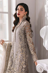 MARIA•B | EXCLUSIVE WEAR | PREMIUM EMBROIDERED ORGANZA DRESS | UNSTITCHED 3-PIECE SUIT | BD-3006