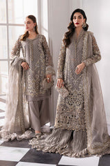 MARIA•B | EXCLUSIVE WEAR | PREMIUM EMBROIDERED ORGANZA DRESS | UNSTITCHED 3-PIECE SUIT | BD-3006