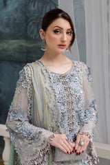 MARIA B | ELEGANTLY ARTICLE | PREMIUM HAND EMBELLISHMENTE EMBROIDERED CHIFFON DRESS | UNSTITCHED 3-PIECE SUIT | MPC-25-108