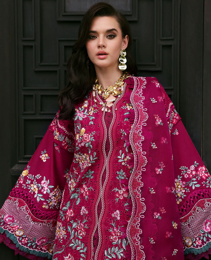 AYLA BY REPUBLIC WOMEN'S WEAR | BEAUTIFULLY ARTICLE | HEAVY MULTI THREAD EMBROIDERED LAWN WITH CHICKENKARI WORK | UNSTITCHED 3-PIECE SUIT | D2-A