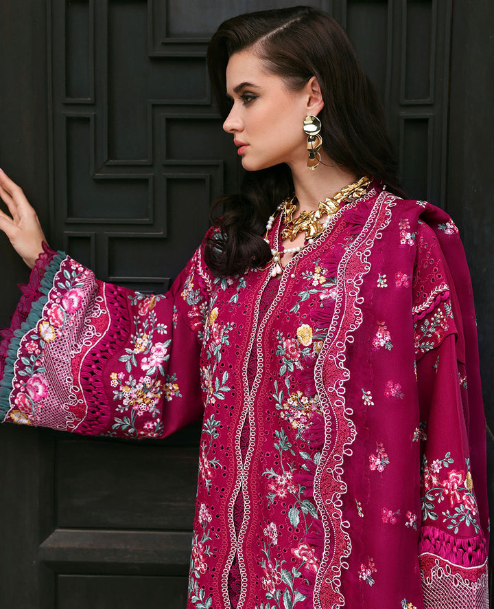 AYLA BY REPUBLIC WOMEN'S WEAR | BEAUTIFULLY ARTICLE | HEAVY MULTI THREAD EMBROIDERED LAWN WITH CHICKENKARI WORK | UNSTITCHED 3-PIECE SUIT | D2-A