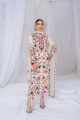 ZAKEEA BY VINTAGE - MULTI HEAVY EMBROIDERED LAWN -  UNSTITCHED 3-PIECE SUIT