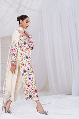 ZAKEEA BY VINTAGE - MULTI HEAVY EMBROIDERED LAWN -  UNSTITCHED 3-PIECE SUIT